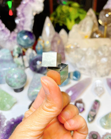 Natural Pyrite Cube Cluster - 23C