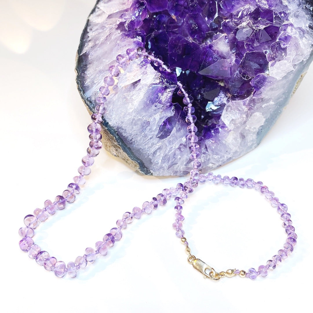 Amethyst Candy Necklace