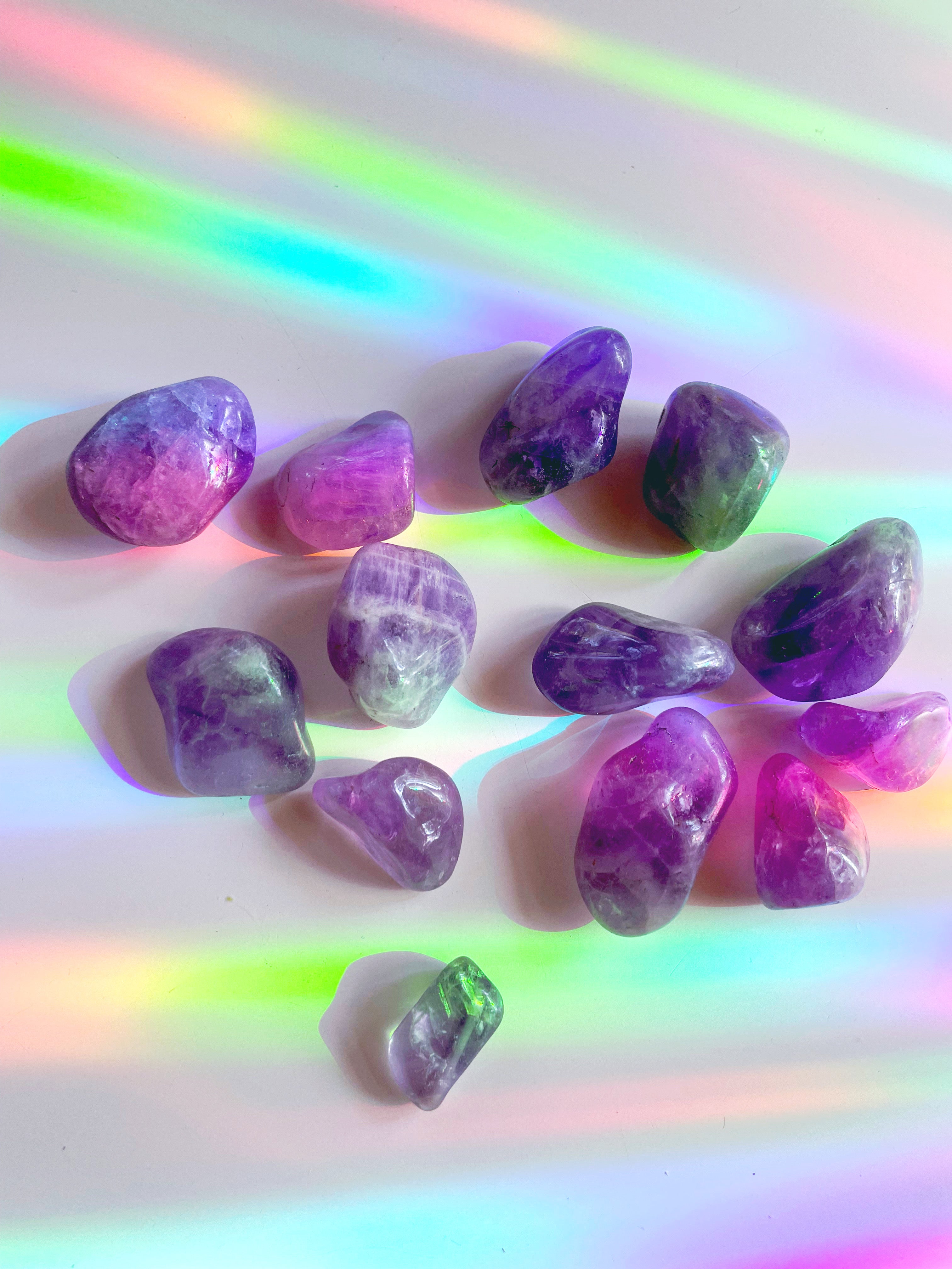 Amethyst Tumbled Stones - Baltic Mermaid