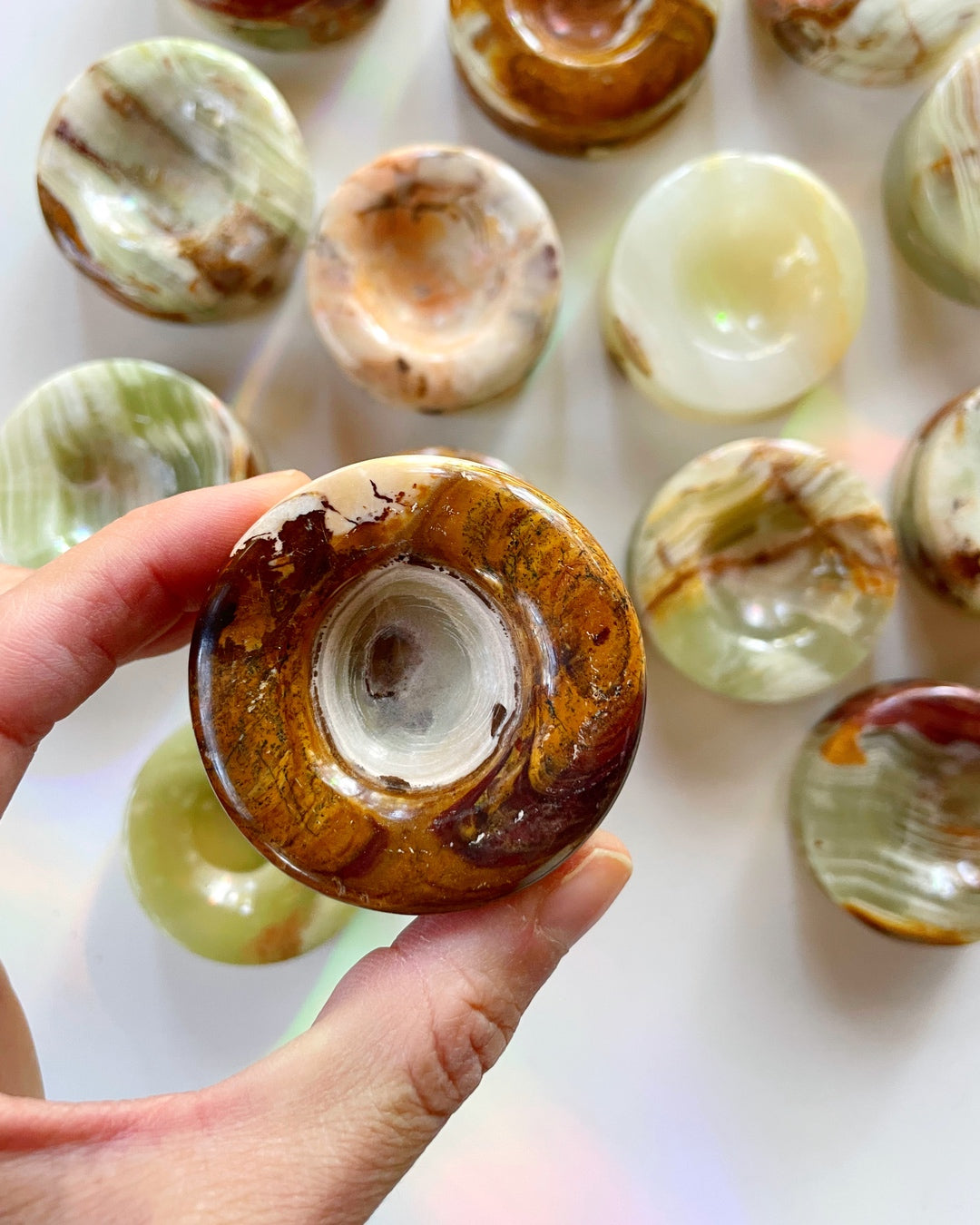 Onyx Sphere Stands - Baltic Mermaid