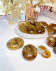 Golden Healer Quartz Palm Stones