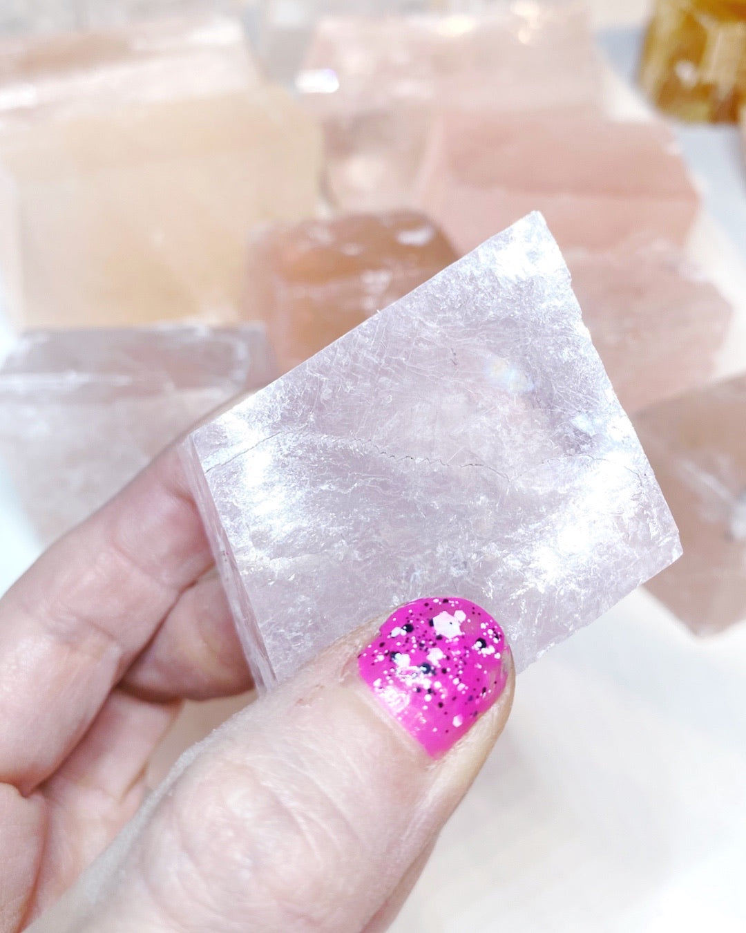Pink Optical Calcite - Baltic Mermaid