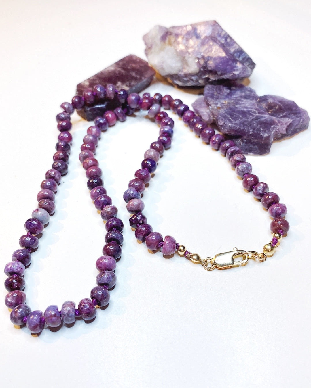 Lepidolite Candy Necklace