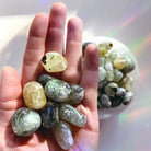 Prehnite with Epidote Tumbled Stones - Baltic Mermaid