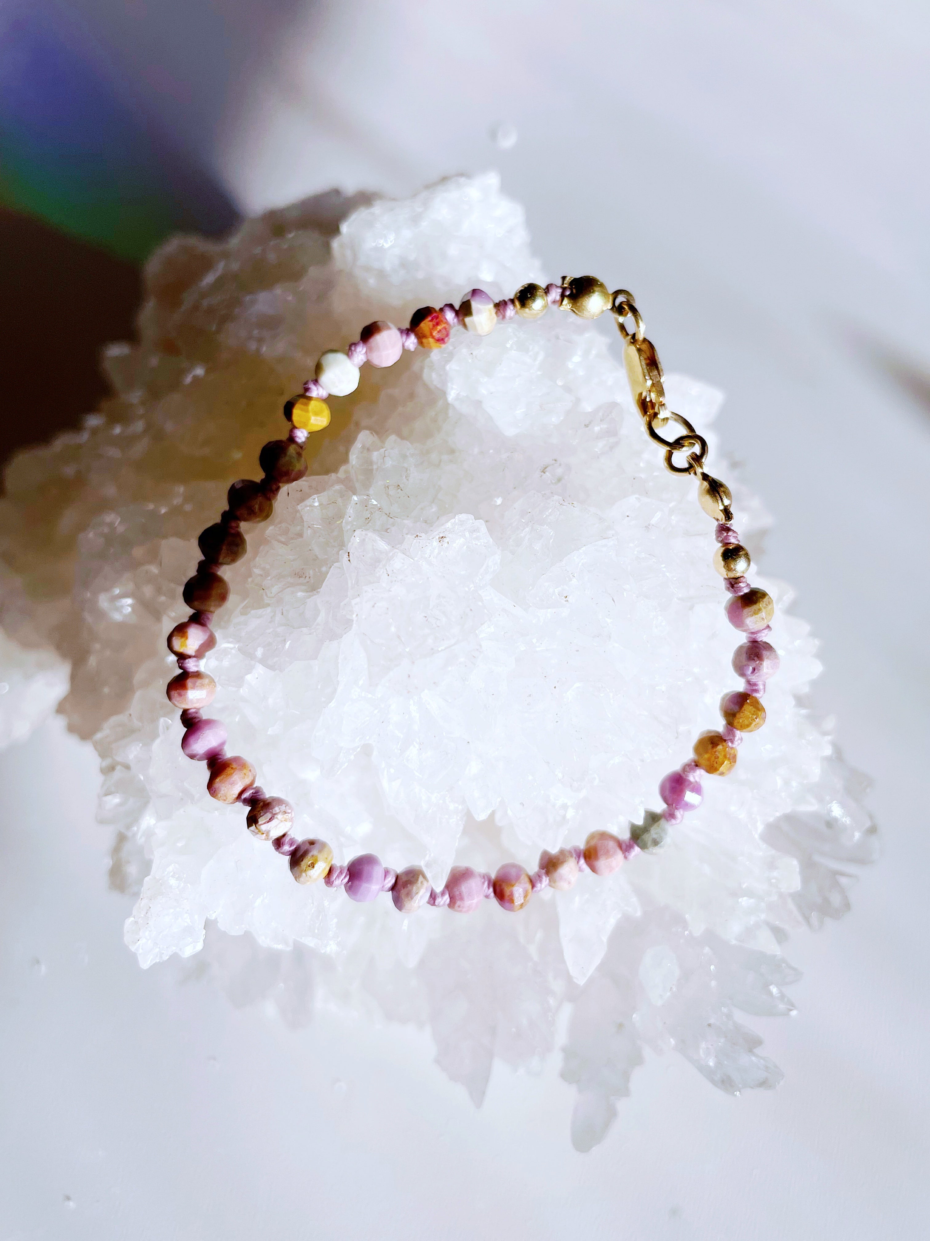 Phosphosiderite Candy Bracelet - Baltic Mermaid