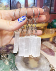 Selenite Keychain