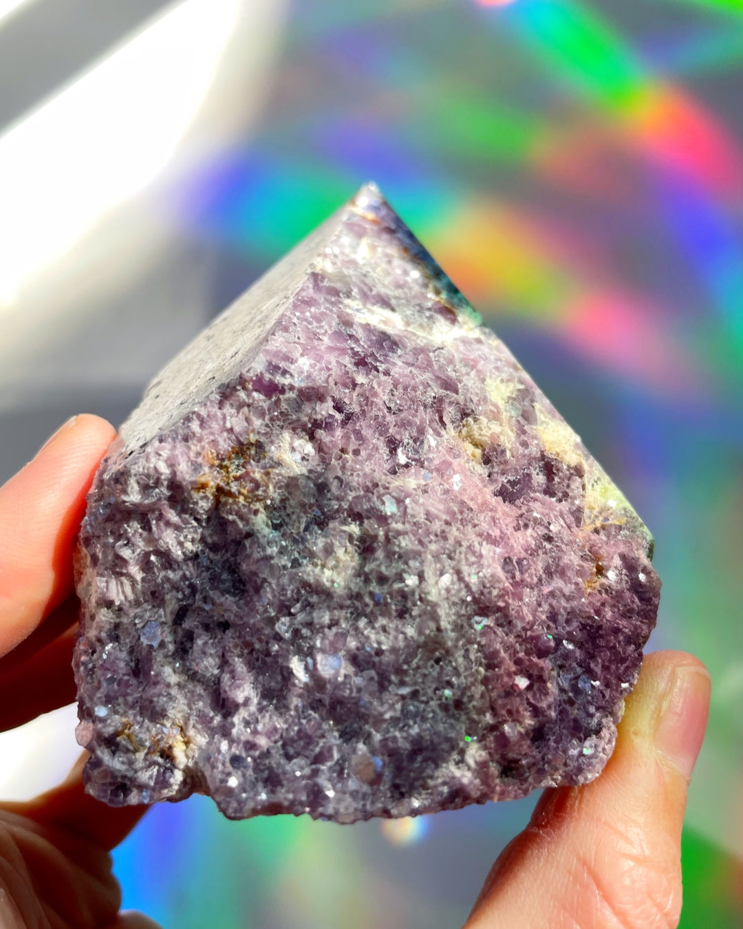 Lepidolite Semi Polished Point - Baltic Mermaid