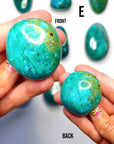 Chrysocolla Palm Stones/Large Tumbles