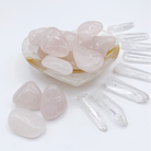 Rose Quartz Tumbled Stones - Baltic Mermaid