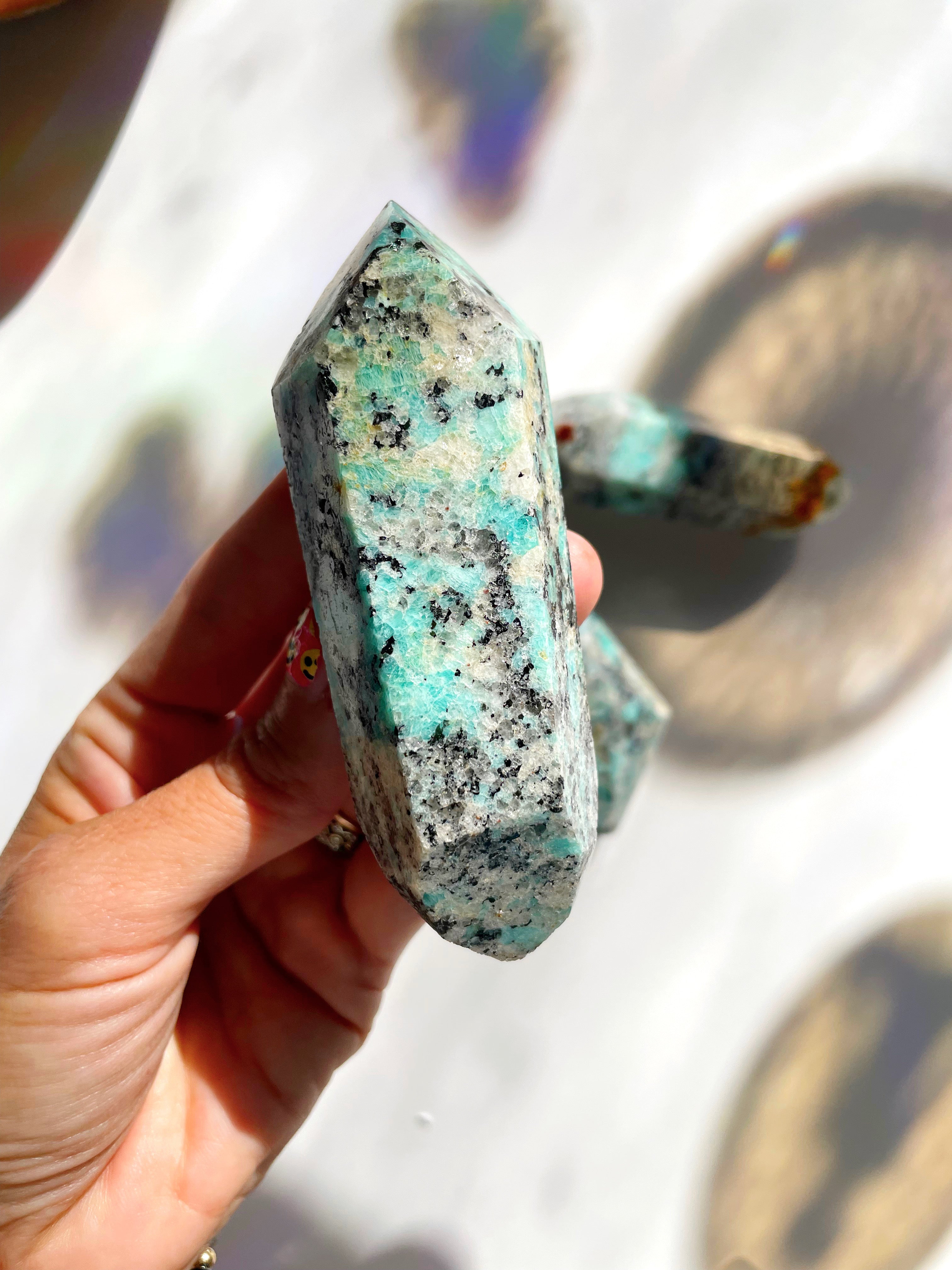 Amazonite DT Point - AAA - Baltic Mermaid