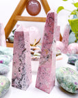 Rhodonite Obelisks