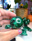 Malachite Carved Sphere