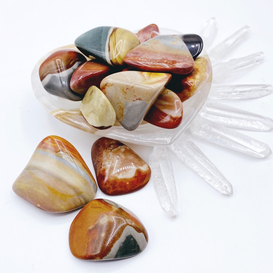 Polychrome Jasper Tumbled Stones