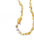 “MoonBeam” Baltic Amber & Gemstone Necklace