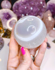 Quartz/Agate Amethyst Sphere