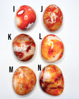 Carnelian Agate Palm Stones