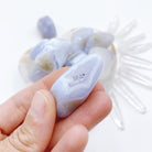 Blue Lace Agate Tumbled Stones - Baltic Mermaid