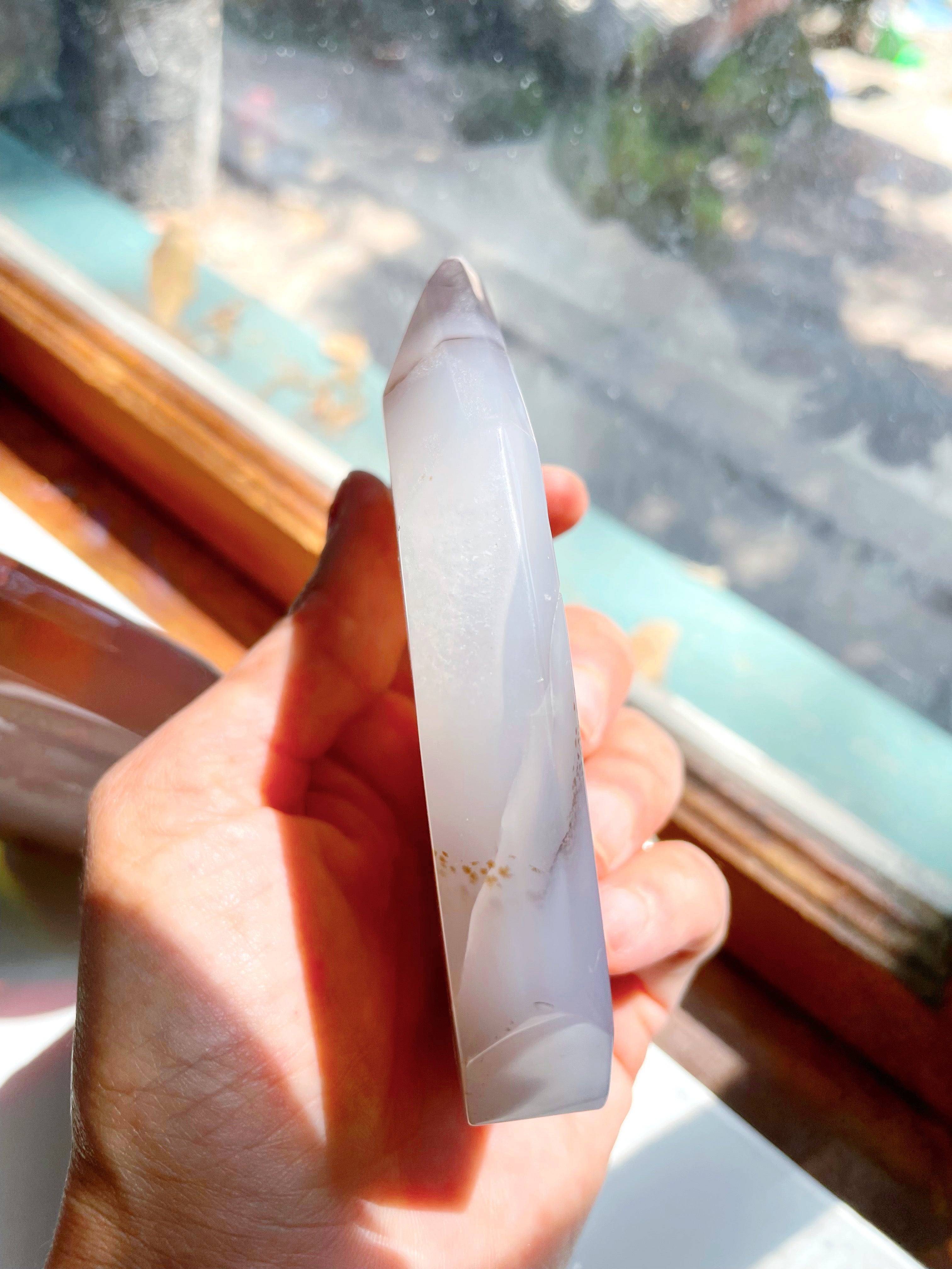 Druzy Agate Tower - Flat - Baltic Mermaid