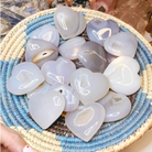 Druzy Agate Hearts - Baltic Mermaid