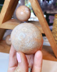 Peach Moonstone Spheres