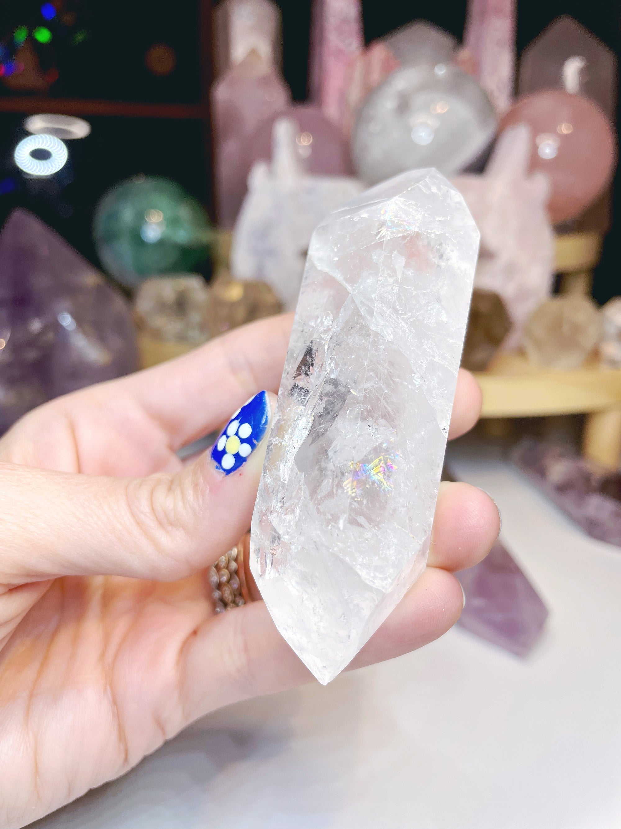 Double Terminated Clear Quartz Point