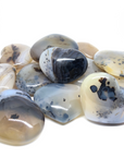 Dendritic Agate Puffed Heart