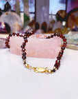 Garnet Candy Necklace