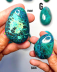 Chrysocolla Palm Stones/Large Tumbles