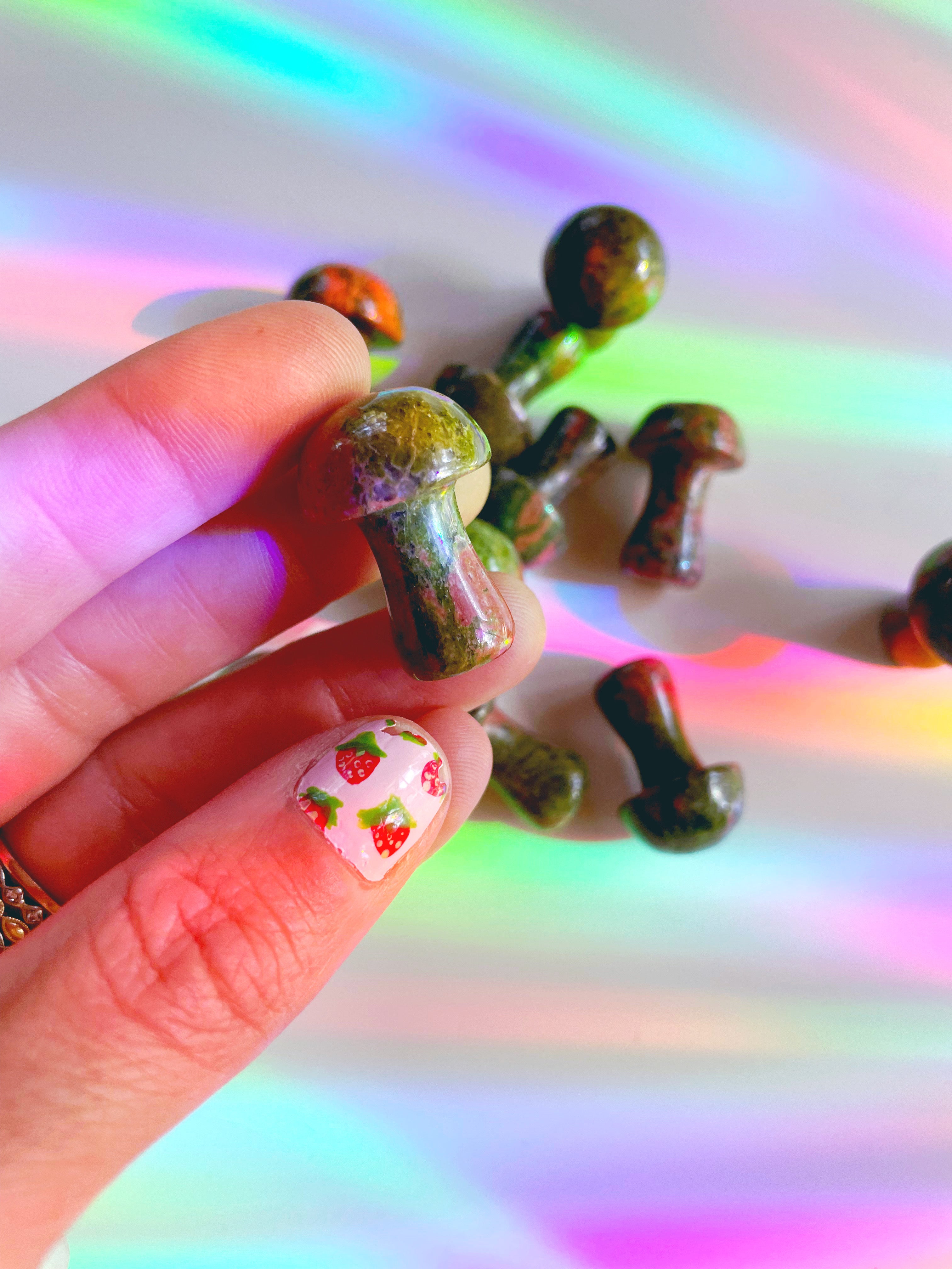 Unakite Mushrooms - Baltic Mermaid