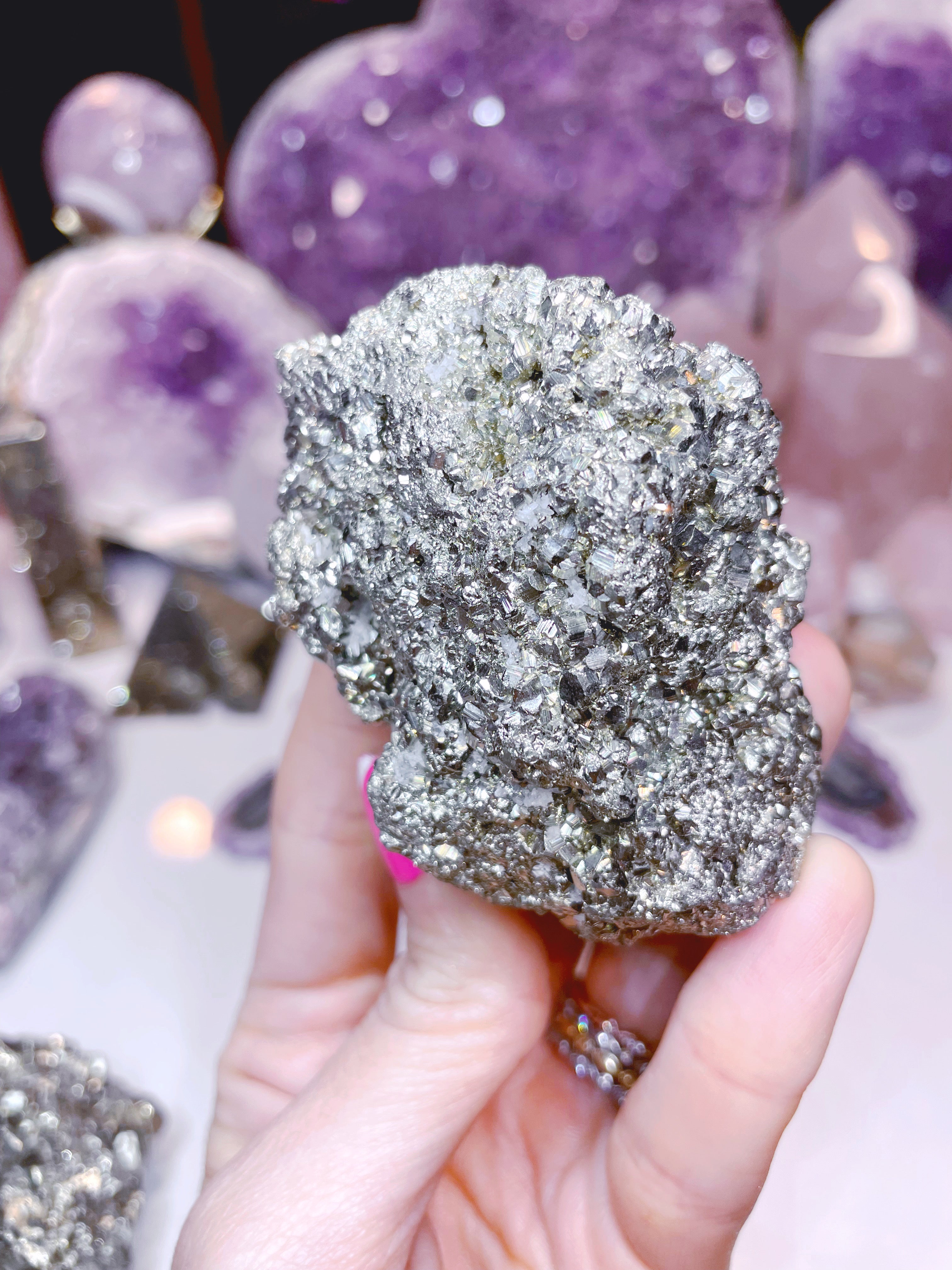 Pyrite Cluster - Baltic Mermaid