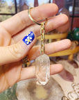 Clear Quartz Keychain