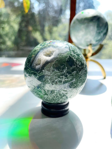 Moss Agate Sphere