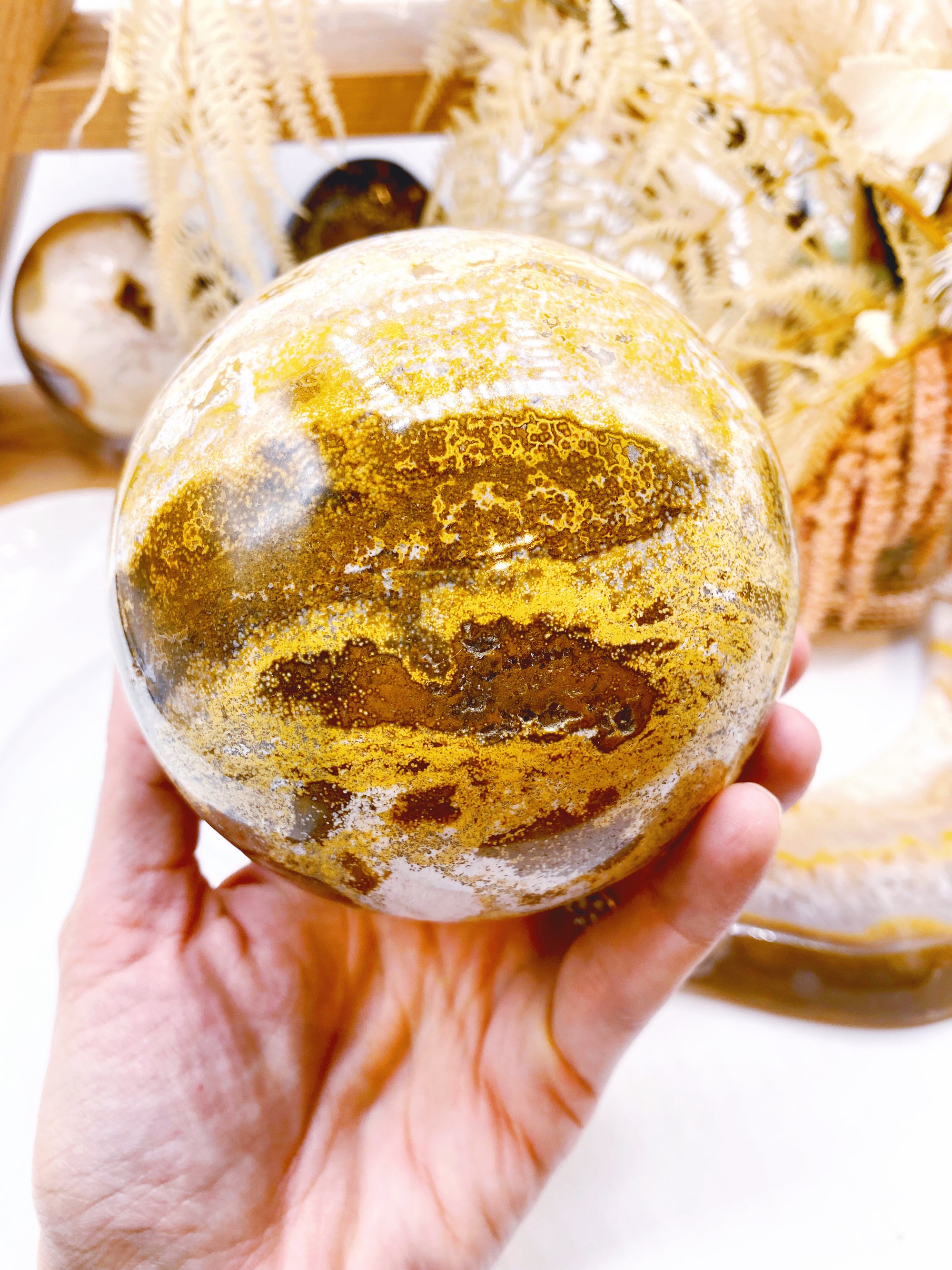 Ocean Jasper Sphere