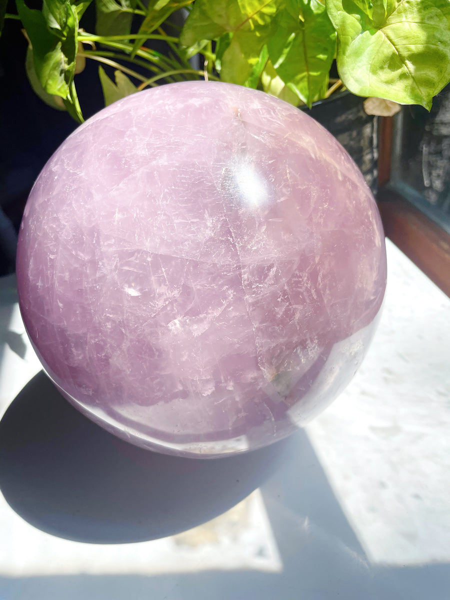 Large Rose Quartz Sphere