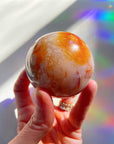 Flower Agate Sphere