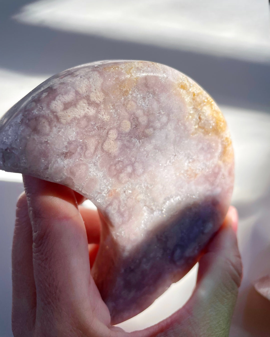 Pink Amethyst Moon - Baltic Mermaid