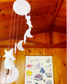 White Onyx Star & Moon Chimes - Baltic Mermaid
