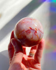 Flower Agate Sphere