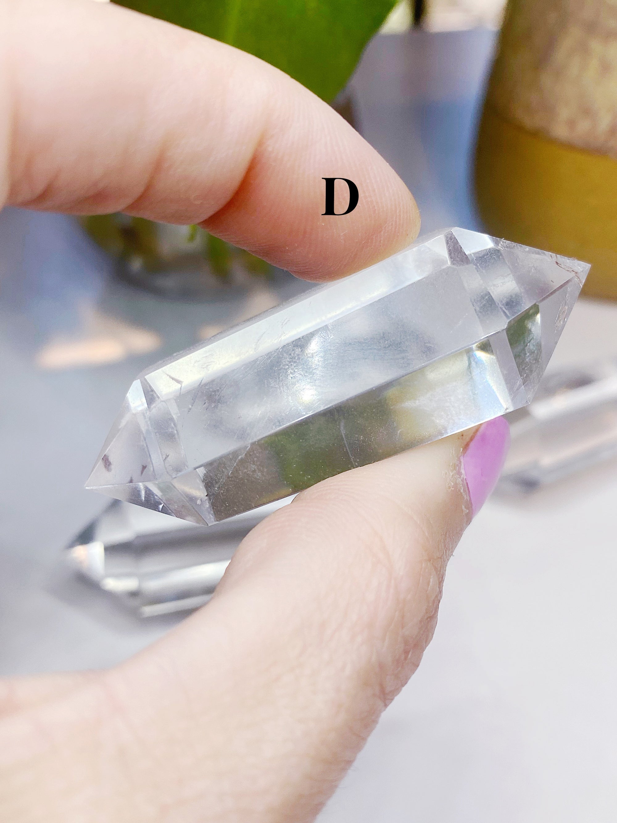 Double Terminated Clear Quartz Points