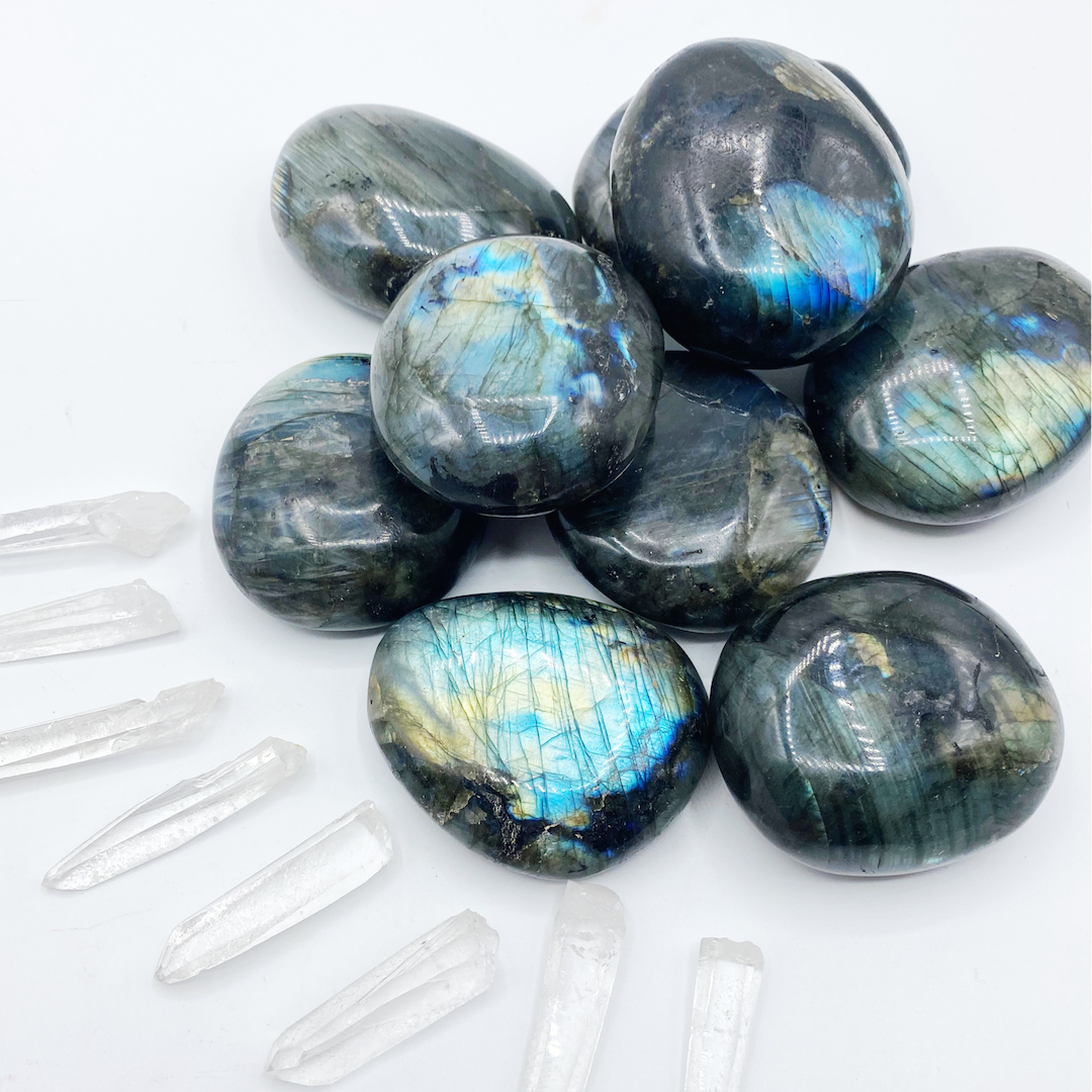 Labradorite Palm Stones