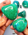 Chrysocolla Palm Stones/Large Tumbles