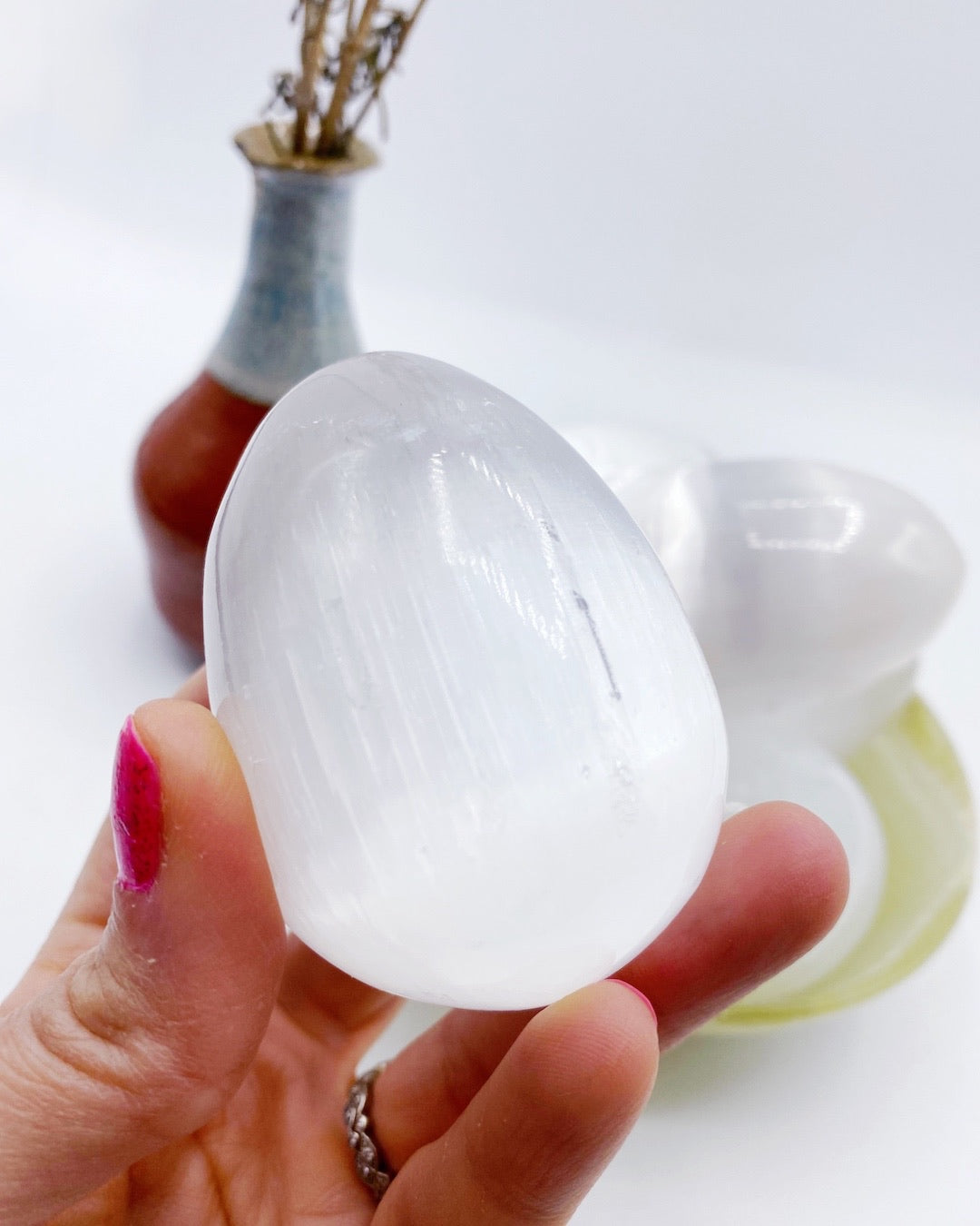 Selenite Egg - Baltic Mermaid