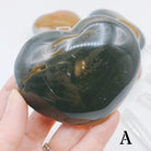 Polychrome Jasper Large Hearts - Baltic Mermaid