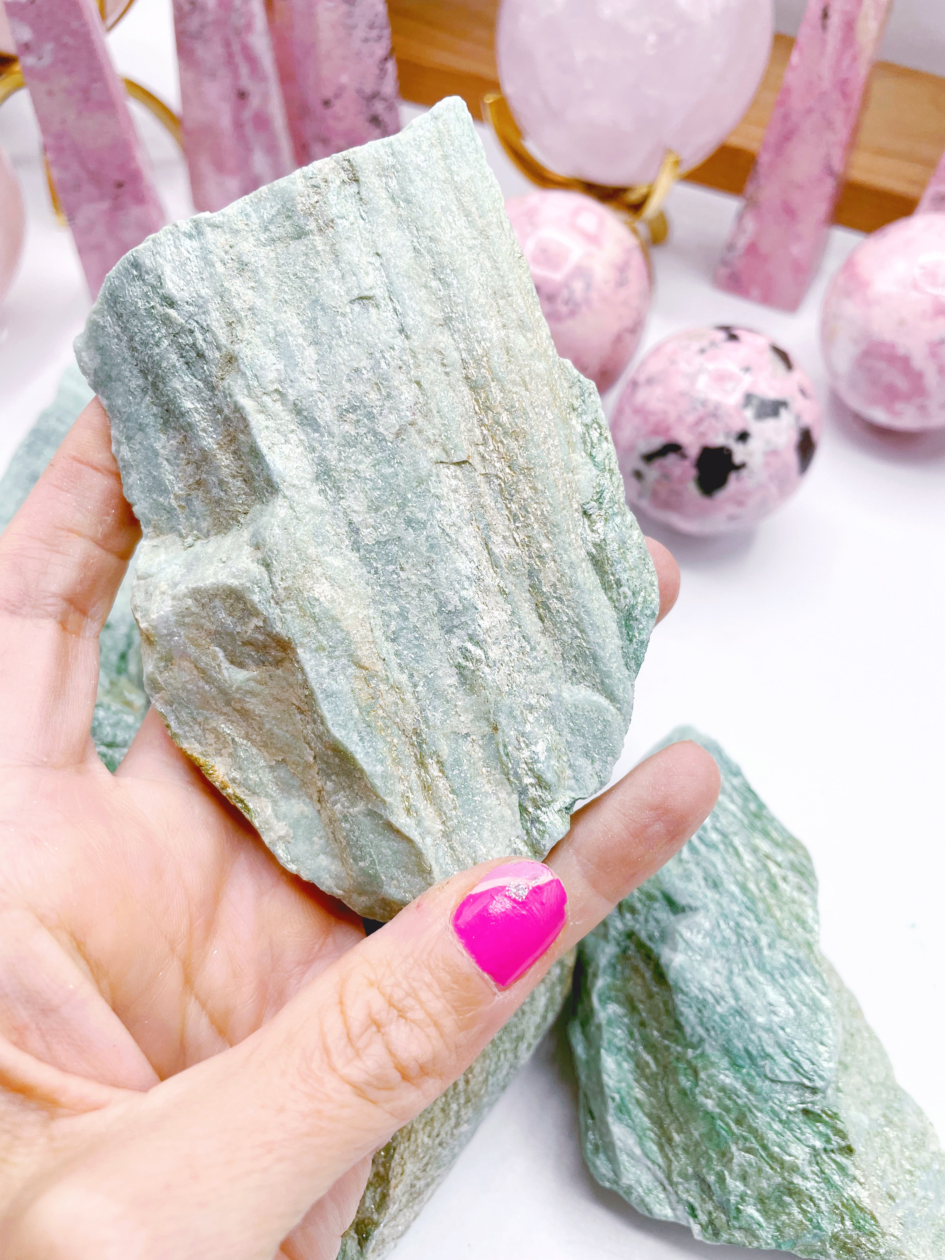 Raw Fuchsite - Baltic Mermaid