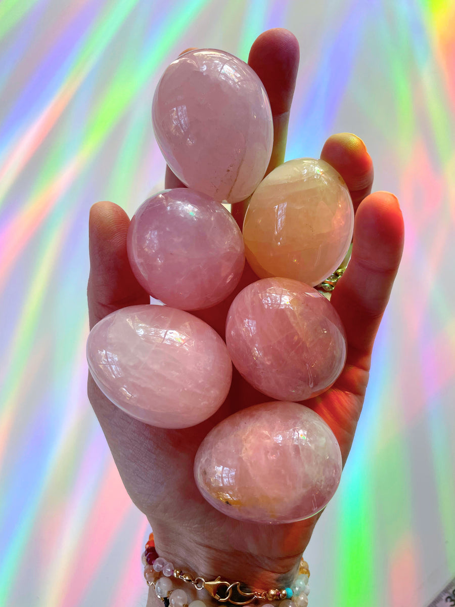 Rose Quartz Eggs