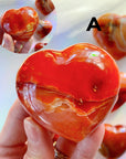 Carnelian Agate Hearts