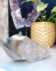 Large Natural Smoky Quartz Point w/ Chlorite Phantoms