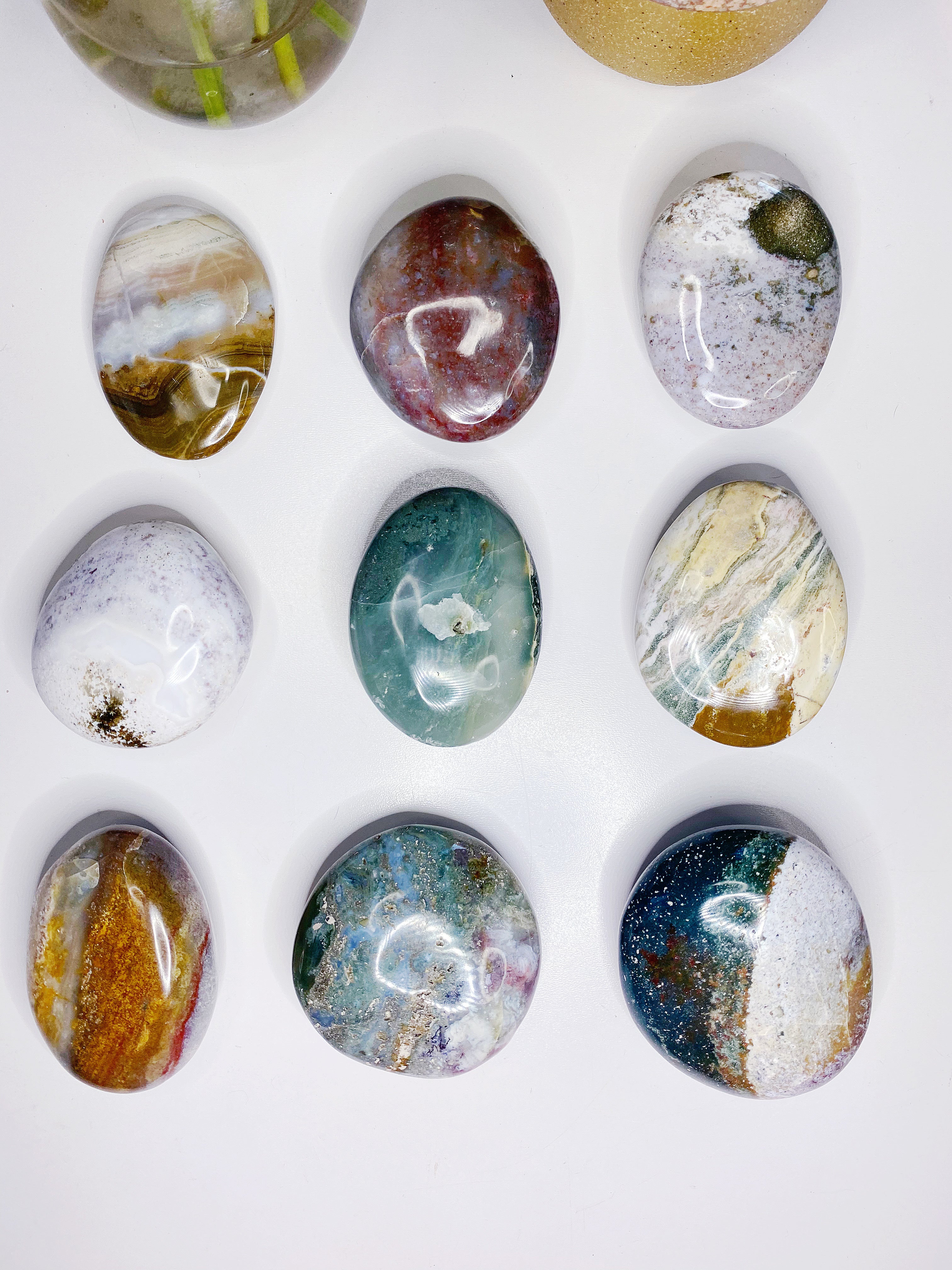 Ocean Jasper Palm Stones - Large - Baltic Mermaid