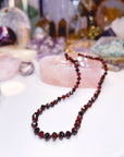 Garnet Candy Necklace