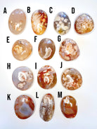 Flower Agate Palm Stones - Baltic Mermaid